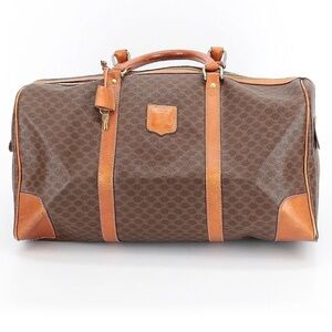 Celine Brown XL Macadam Weekender Bag